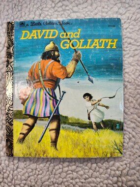 Little Golden Book David and Goliath Barbara Shook Hazen Robert J Lee 1974